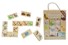 BUSH BUDDIES WOODEN DOMINOES AUSTRALIAN ANIMAL