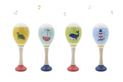 WOODEN OCEAN MARACA PRICE FOR 4PC
