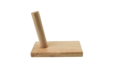 DISPLAY STAND - TABLETOP ANGLED TIMBER ROD