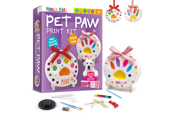 KAPER KIDZ PET PAW PRINT CRAFT KIT