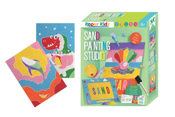 KAPER KIDZ SAND PAINTING STUDIO CRAFT KIT 