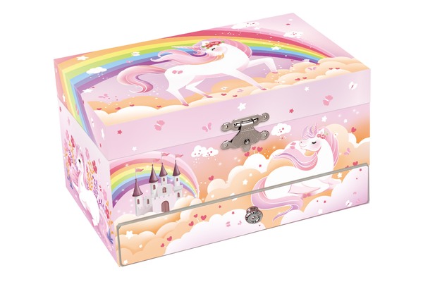 RAINBOW UNICORN HEIRLOOM MUSIC BOX